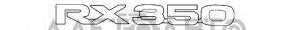 Emblem inscription RX350 trunk door Lexus RX350 10-15