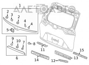 Honda CRV 17-22 Tailgate Badge Emblem