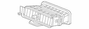Right Front Air Vent Deflector for Honda Civic XI FE/FL 22-26