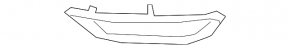 Right front bumper grille for Hyundai Tucson 19-21