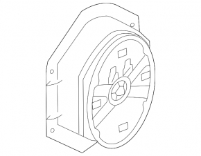 Speaker door rear left Ford Flex 09-19