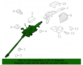 Porsche Panamera 12-16 Electrically Adjustable Steering Column