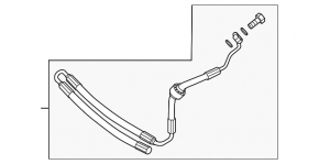 Valve block rear air suspension Porsche Panamera 14-16