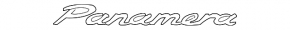 Emblem rear inscription "Panamera" Porsche Panamera 11-16