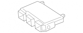 Driver's seat control unit Mercedes C-class W205 15-21