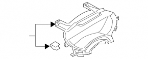 Lincoln MKZ 17- Instrument Cluster Trim