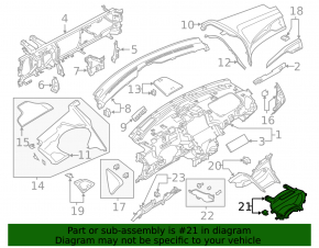 Lincoln MKZ 17- Instrument Cluster Trim