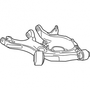 Lower control arm for rear left spring, Lincoln Continental 17-20