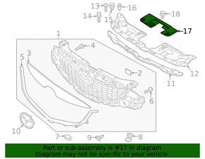 Mazda CX-5 13-16 Hood Lock Trim