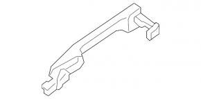 Door handle outer front right Mazda 6 18-21