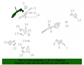 Door handle outer front right Mazda 6 18-21