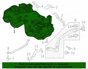 Mazda CX-50 Fuel Tank 23-25