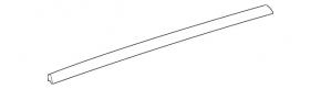 Molding door-glass central rear right Mercedes CLA 14-19 chrome, broken fastener