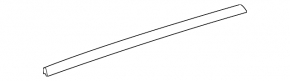 Molding door-glass central rear right Mercedes CLA 14-19 chrome, broken fastener