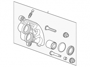 Front left caliper assembly Chevrolet Equinox EV 24-26