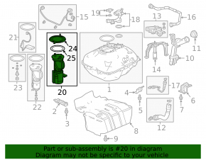 Fuel pump petrol pump Honda Clarity 18-21 usa