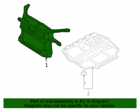 TV radiator panel VW Jetta 05-10 2.0