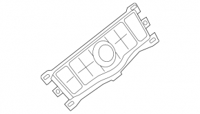 Climate control and audio control Nissan Pathfinder 13-16 auto