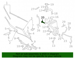 Volvo XC40 19-25 Washer Fluid Level Sensor