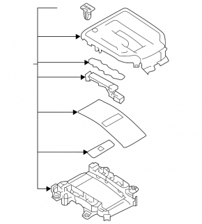 Gearshifter cover Subaru Impreza 17- GK