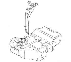 Fuel tank VW CC 08-17