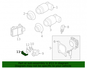 Front view camera mount for Audi e-tron GT 22-24 front