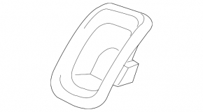 Isofix rear seat bolster for Audi Q8 19-25, black