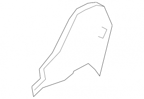 Driver's seat side cover, inner, BMW X7 G07 19-26 Elfenbein-Weiss, dry-cleanable, butt