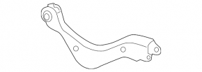 Upper rear right arm Nissan Maxima A36 16-