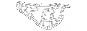 Rear bumper mount right VW Beetle 12-19