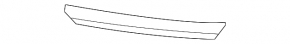 Right fog light frame molding for VW Tiguan 18-21, upper, R-Line