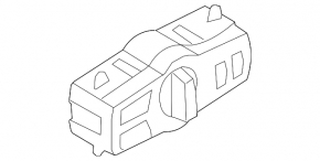 Light control for BMW X3 F25 11-17 auto, under fog lights