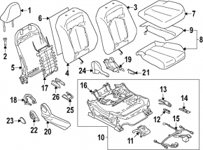 Subaru Forester 25-26 passenger seat