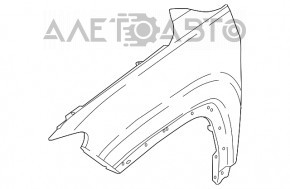 Front right wing Jeep Compass 17-
