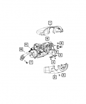 Steering column Fiat 500L 14-17 electric