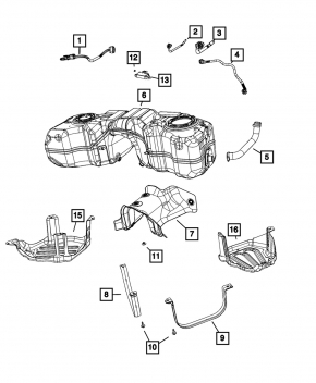 Rear right underbody protection Jeep Grand Cherokee WL 21-26 4xe