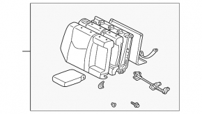 Rear seats, 2nd row, Lexus RX300 98-00