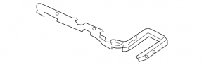 Hood seal Honda Accord 16-17 hybrid on air intake