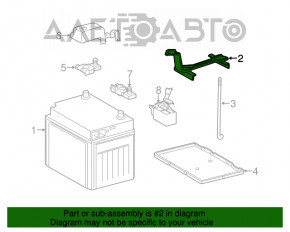 Battery mount for Toyota Highlander 14-19
