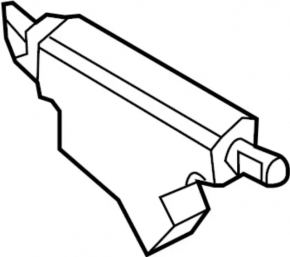 Fuel filler flap actuator for Nissan Murano z51 09-14