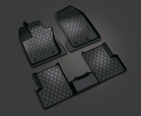 Set of floor mats for Jeep Renegade 15-23 rubber black