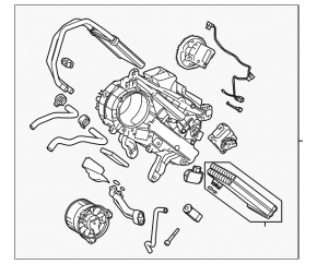 Rear Row Heater Assembly Toyota Sienna 17-20