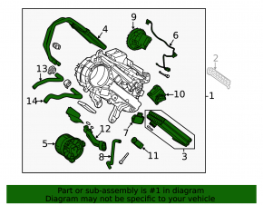 Rear Row Heater Assembly Toyota Sienna 17-20
