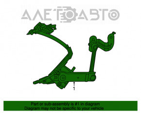 Lexus RX350 RX450h 16-22 Body Tilt Sensor