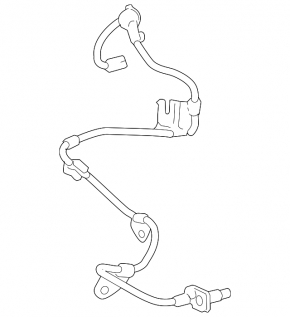 ABS sensor wire rear right Lexus NX200t NX300 NX300h 15-21 FWD without adaptive