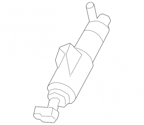 Left headlight washer nozzle Audi A5 F5 18-20
