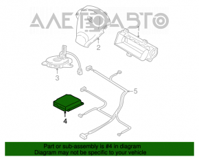 SRS airbag module airbag computer Hyundai Santa FE 01-06 for re-stitching