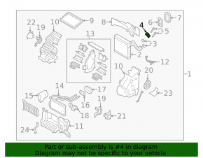 Mazda CX-30 20-21 Air Conditioner Heater Valve