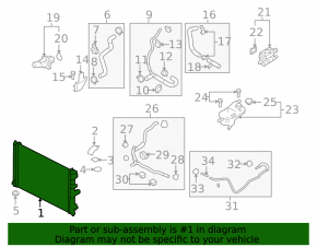 Radiator cooling water Mazda6 09-13 2.5