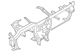 Lincoln Corsair 20-22 Torpedo Reinforcement Pipe